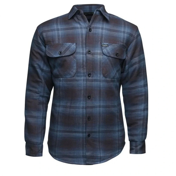 Lucky 13 • Shocker Lined Flannel Navy/Black - Picture 1 of 12